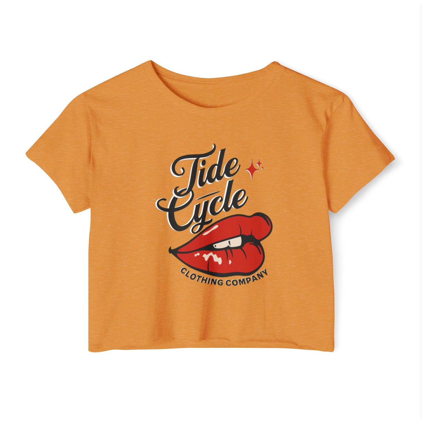 TIDECYCLE LIPS - SOFT, LIGHTWEIGHT CROP TOP