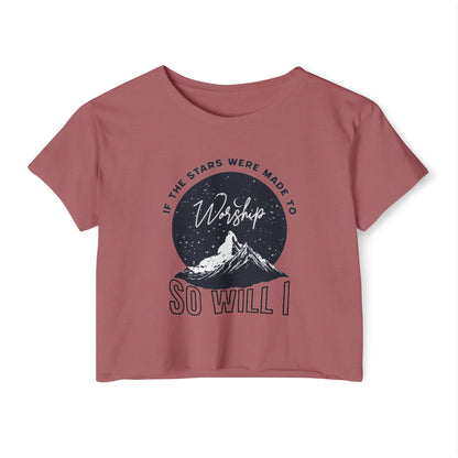 SO WILL I - SOFT, LIGHTWEIGHT CROP TOP