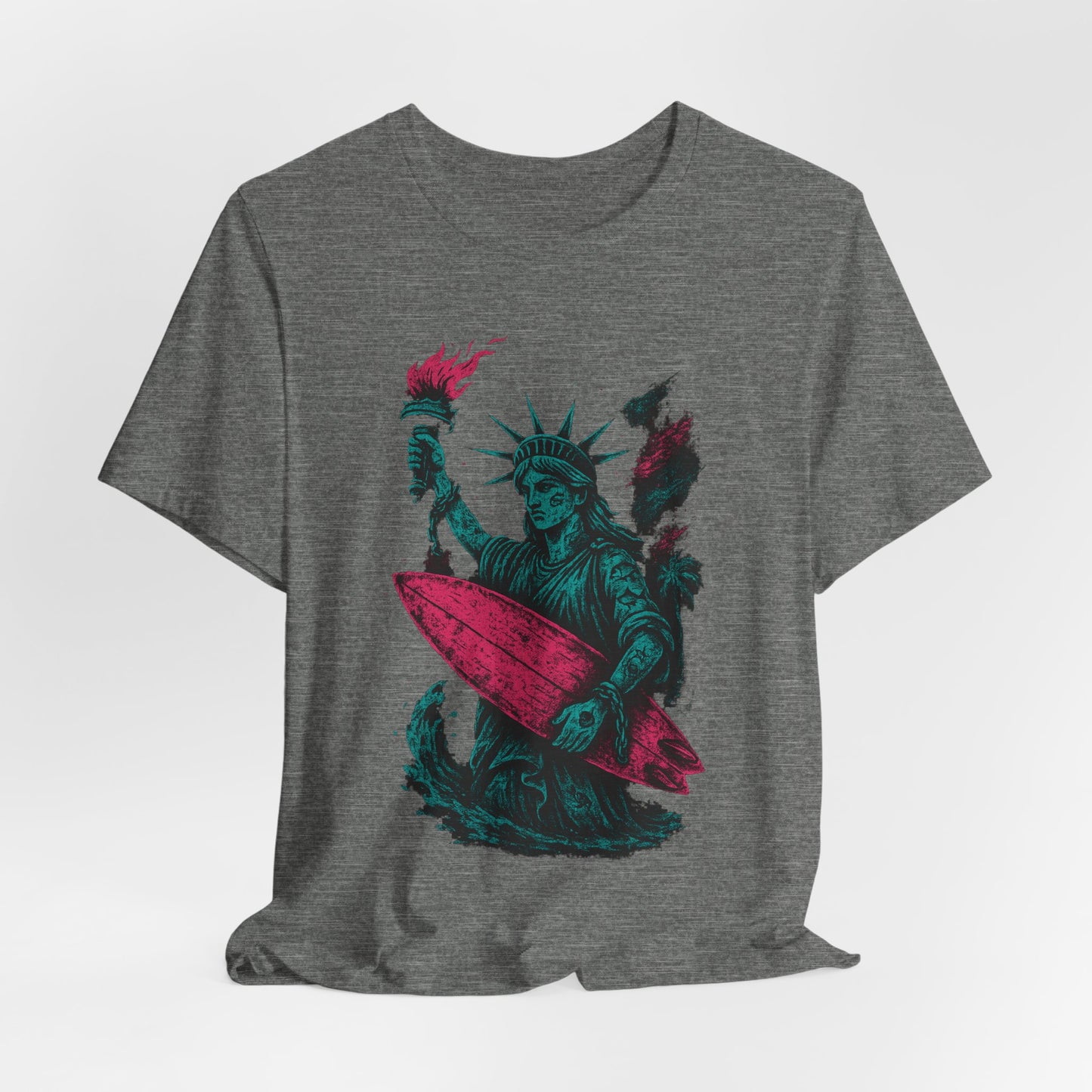 SURF LADY LIBERTY - ADULT SOFTSTYLE