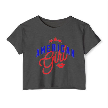 AMERICAN GIRL - SOFT, LIGHTWEIGHT CROP TOP