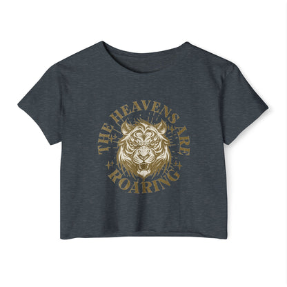 THE HEAVENS ARE ROARING - SOFT, LIGHTWEIGHT CROP TOP