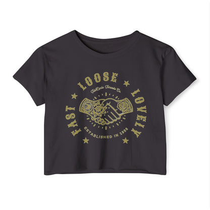 FAST, LOOSE, LOVELY - SOFT, LIGHTWEIGHT CROP TOP