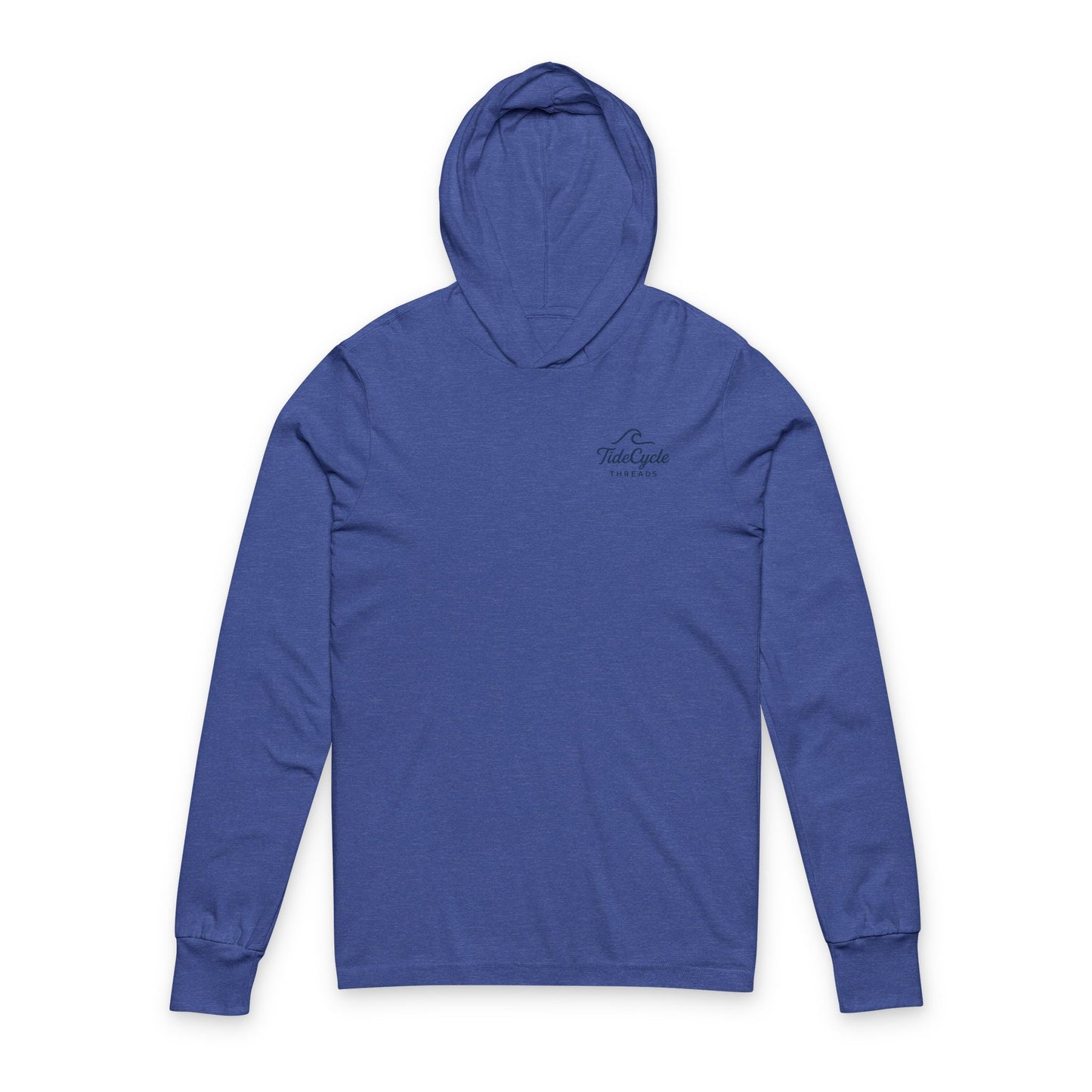 Unisex Hooded Long Sleeve Tee - ‘Fish In It, Live In It’ - Perfect for Fishing Enthusiasts & Ocean Lovers