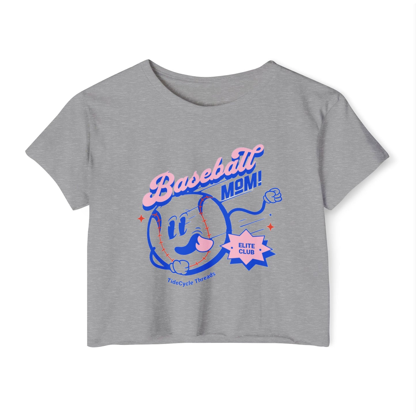 BASEBALL MOM - SOFT, LIGHTWEIGHT CROP TOP