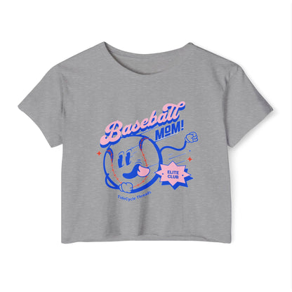 BASEBALL MOM - SOFT, LIGHTWEIGHT CROP TOP