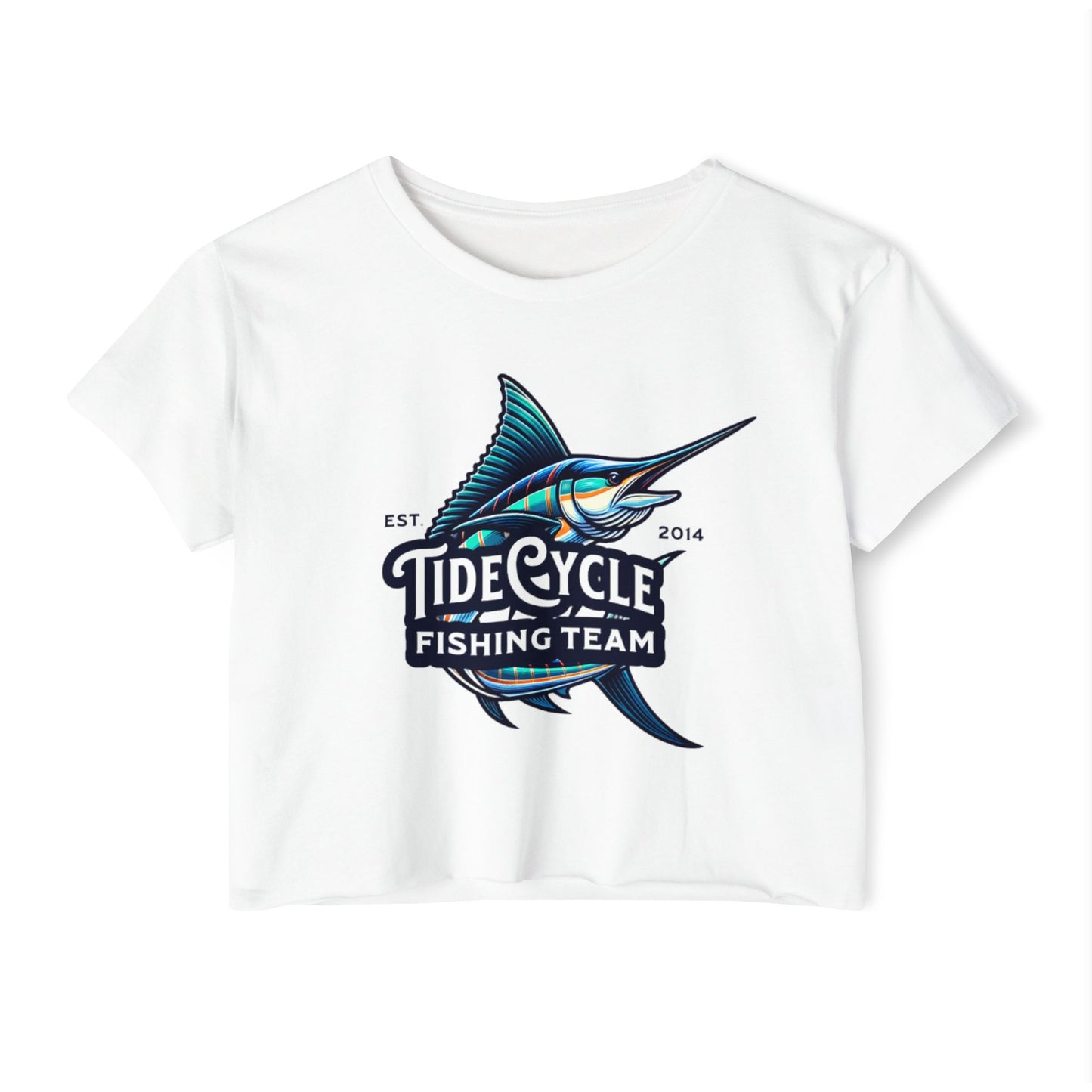 TIDECYCLE FISHING TEAM - SOFT, LIGHTWEIGHT CROP TOP