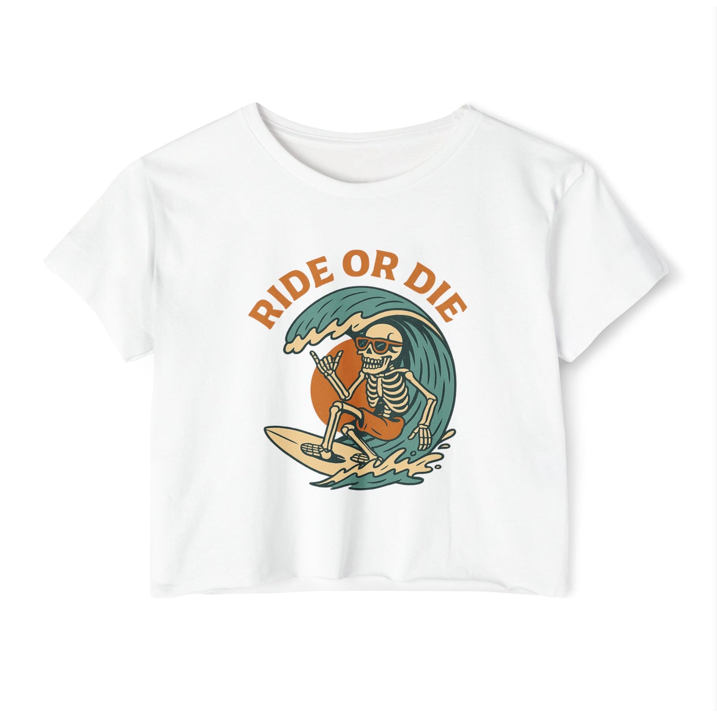 RIDE OR DIE - SOFT, LIGHTWEIGHT CROP TOP