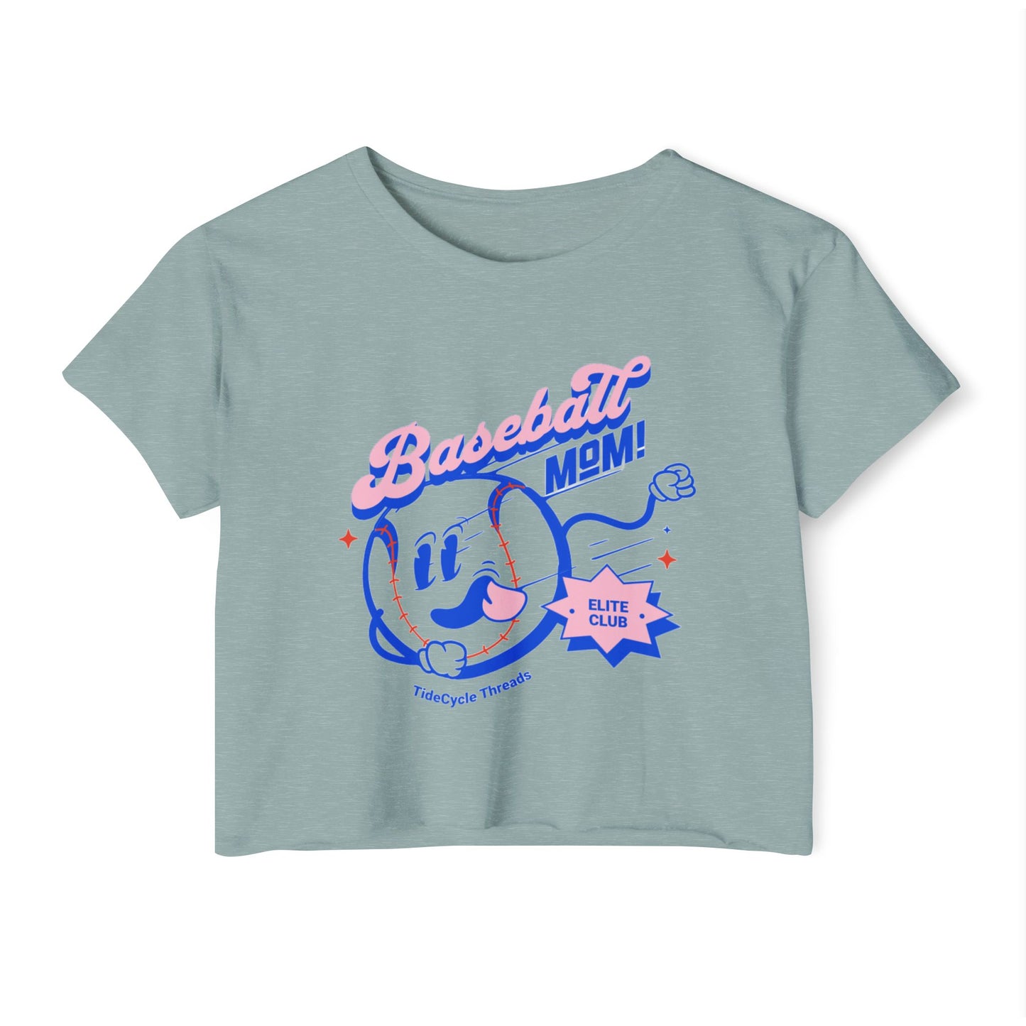 BASEBALL MOM - SOFT, LIGHTWEIGHT CROP TOP
