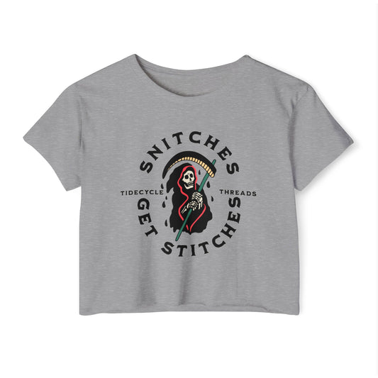 SNITCHES GET STITCHES, TIDECYCLE - ADULT SOFTSTYLE