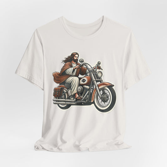 BIKER JESUS - ADULT SOFTSTYLE