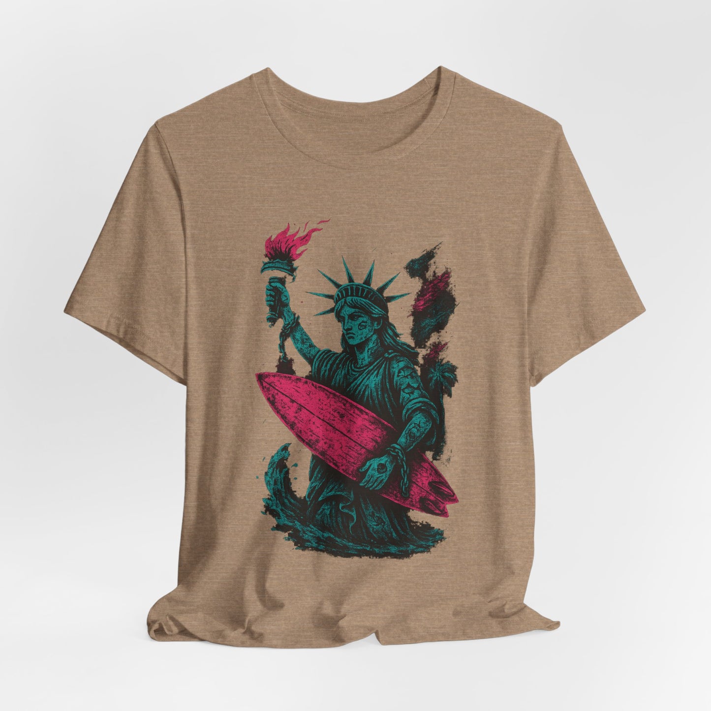SURF LADY LIBERTY - ADULT SOFTSTYLE