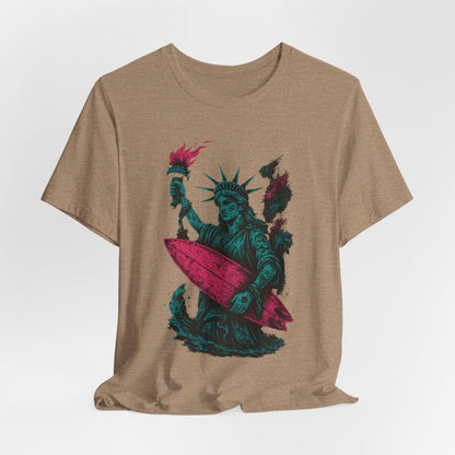 SURF LADY LIBERTY - ADULT SOFTSTYLE