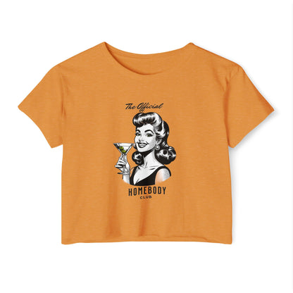 HOMEBODY CLUB - SOFT, LIGHTWEIGHT CROP TOP