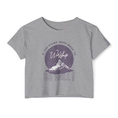 SO WILL I - SOFT, LIGHTWEIGHT CROP TOP