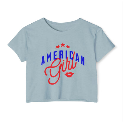 AMERICAN GIRL - SOFT, LIGHTWEIGHT CROP TOP