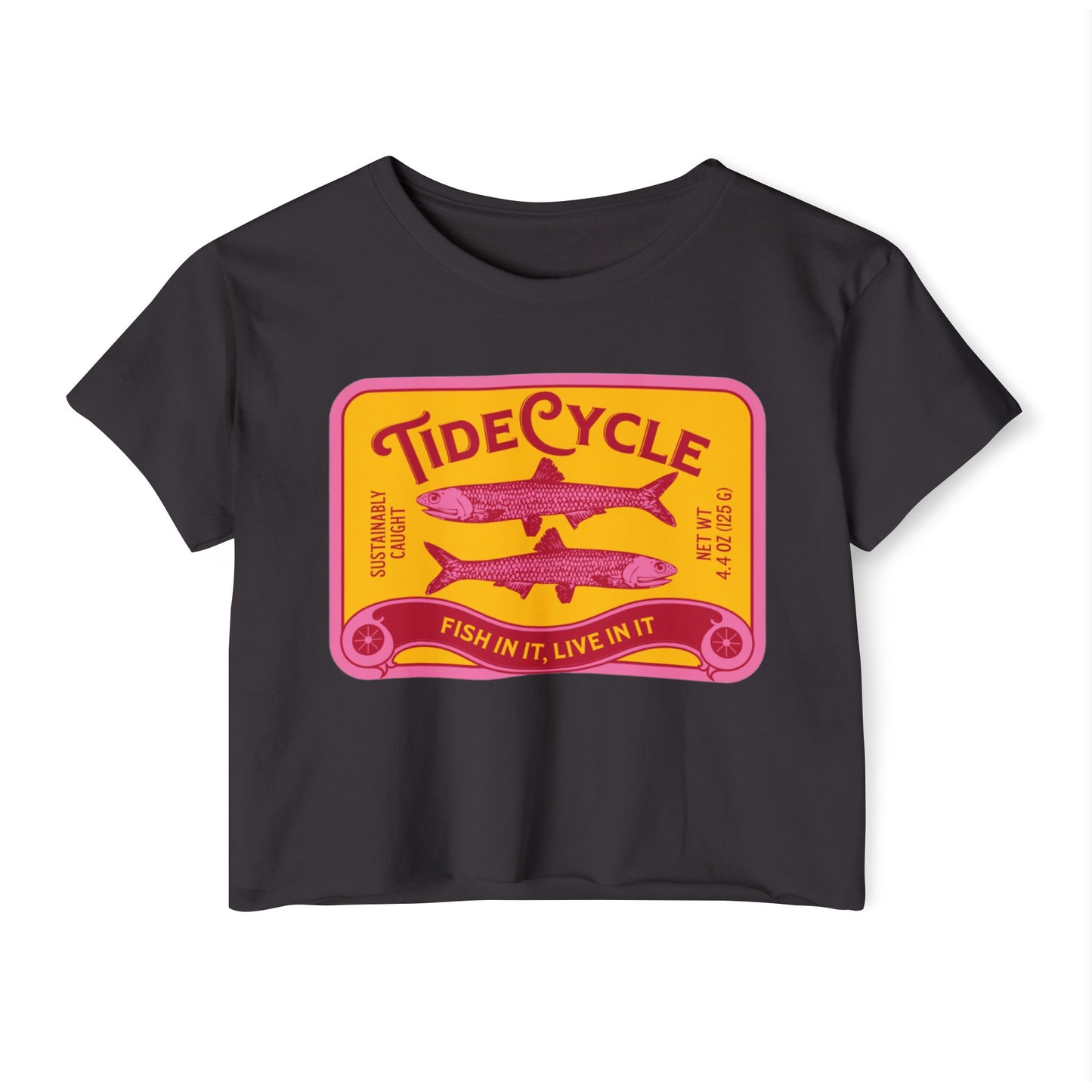 TIDECYCLE SARDINES - SOFT, LIGHTWEIGHT CROP TOP