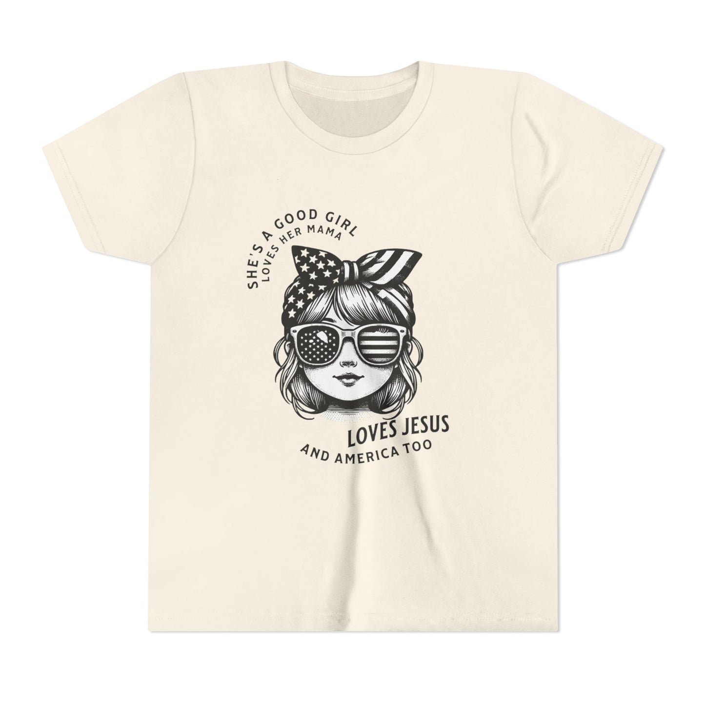 LOVES JESUS AND AMERICA TOO - YOUTH SOFTSTYLE