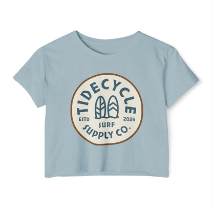 TIDECYCLE SURF SUPPLY - SOFT, LIGHTWEIGHT CROP TOP