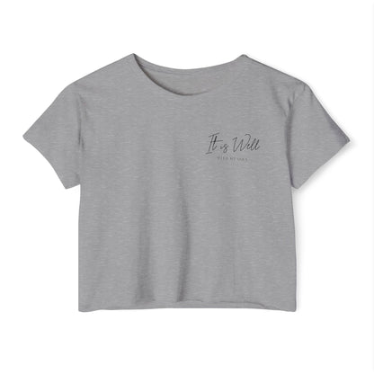 IT IS WELL - SOFT, LIGHTWEIGHT CROP TOP