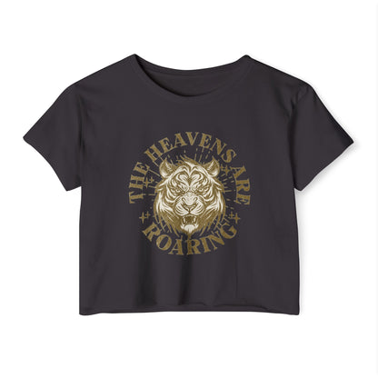 THE HEAVENS ARE ROARING - SOFT, LIGHTWEIGHT CROP TOP
