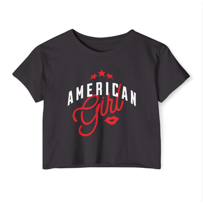 AMERICAN GIRL - SOFT, LIGHTWEIGHT CROP TOP