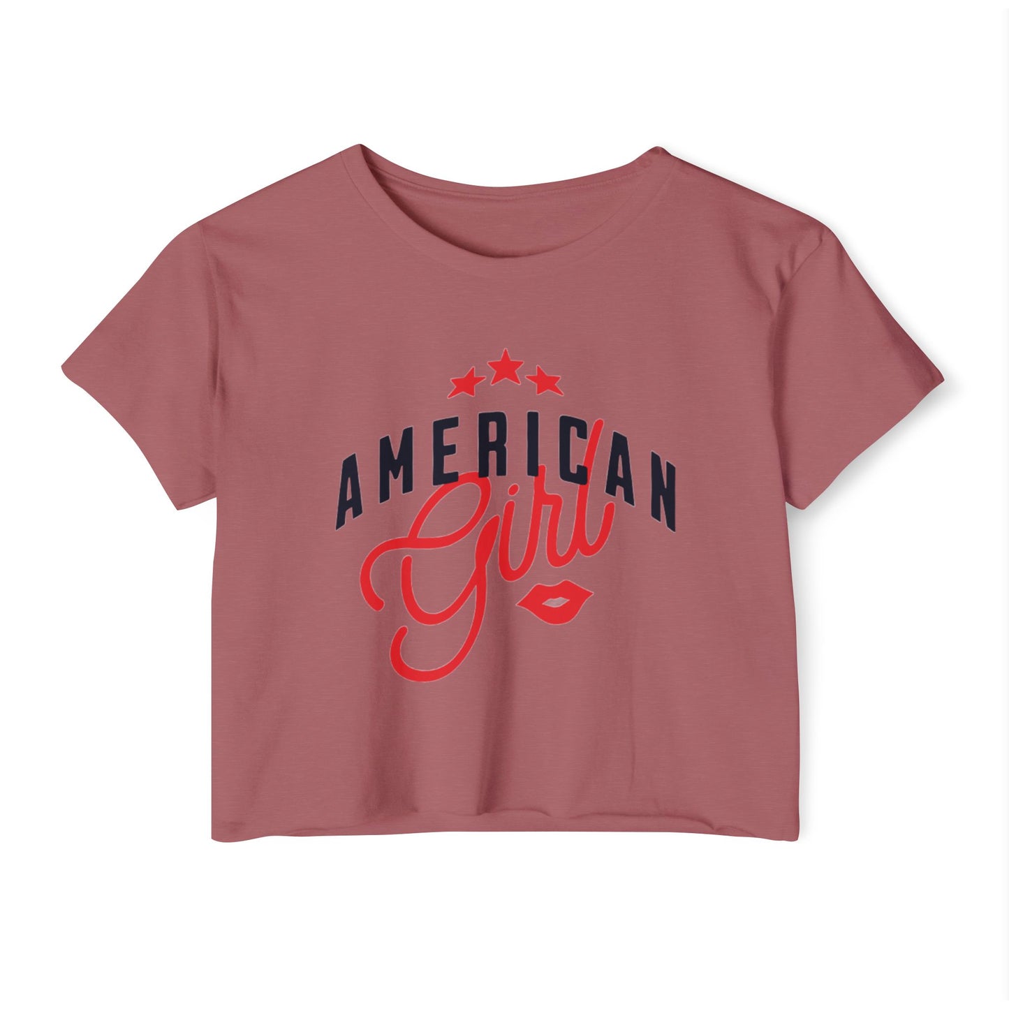 AMERICAN GIRL - SOFT, LIGHTWEIGHT CROP TOP