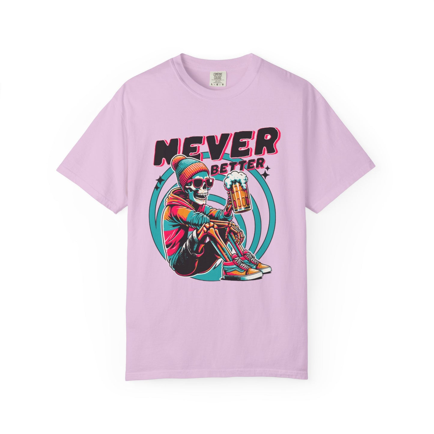 Skeleton Graphic T-shirt - Never Better Design