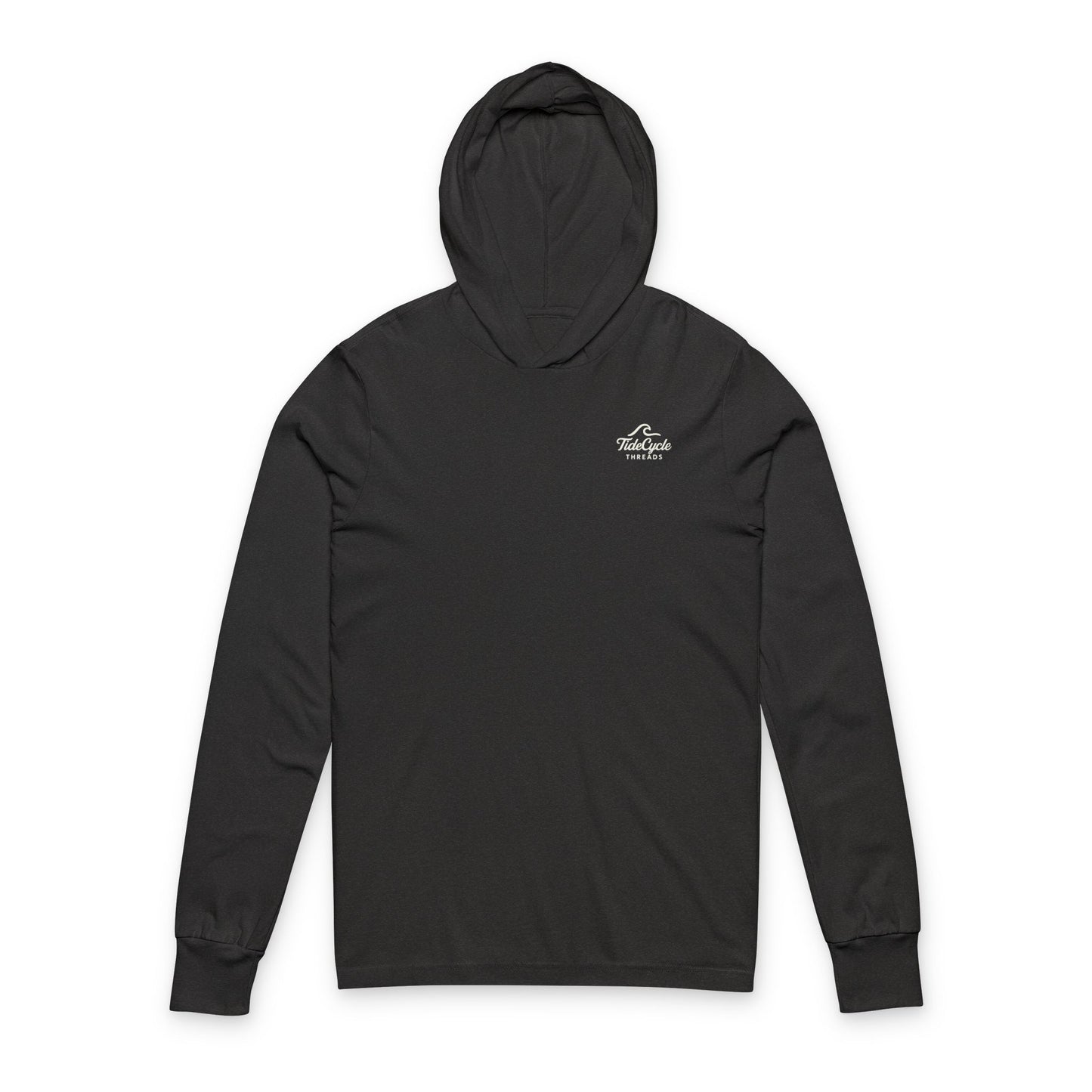 Find Your Wave Skeleton Surfing Unisex Hooded Long Sleeve Tee