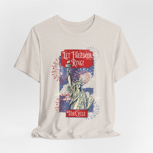LET FREEDOM RING, TIDECYCLE - ADULT SOFTSTYLE