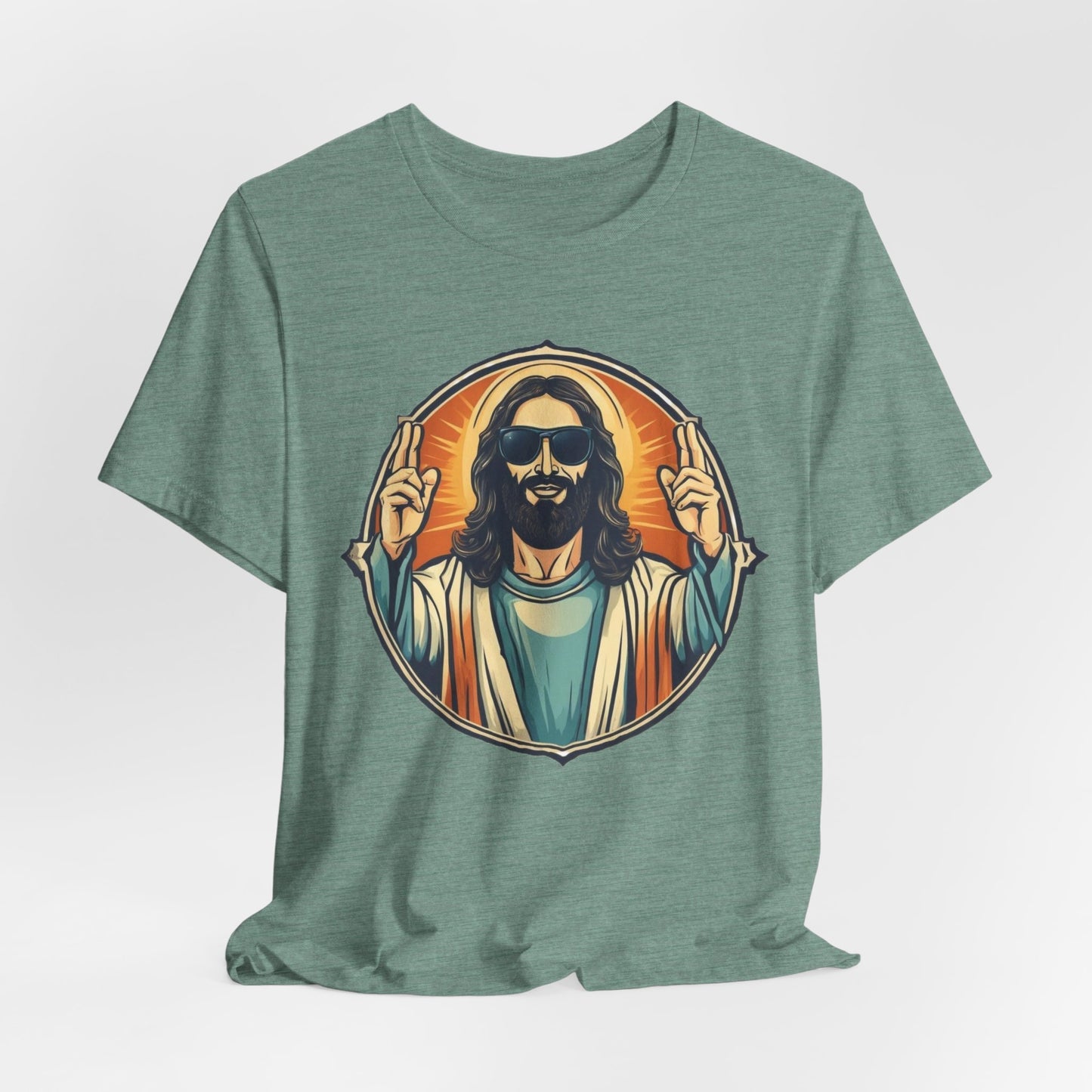 RETRO JESUS - ADULT SOFTSTYLE